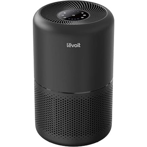 LEVOIT Air Purifier for Home Allergies Pets Hair in Bedroom, Covers Up to 1095 Sq.Foot Powered by 45W High Torque Motor, 3-in-1 Filter, Remove Dust Smoke Pollutants Odor, Core300-P, Black