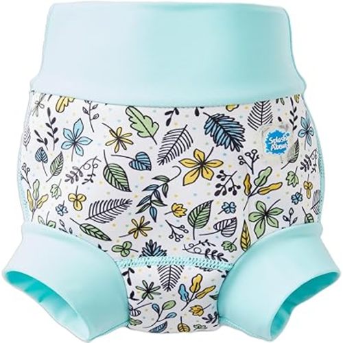 Splash About Happy Nappy Reusable Swim Diaper, Fallen Leaves, 3-6 Months