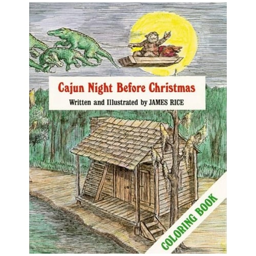 Cajun Night Before Christmas | Coloring Book - ZukaBaby