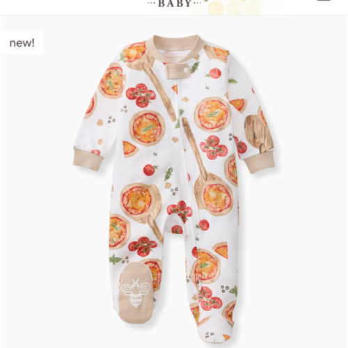 Brick Oven Pizza Organic Cotton Sleep & Play – Burt's Bees Baby