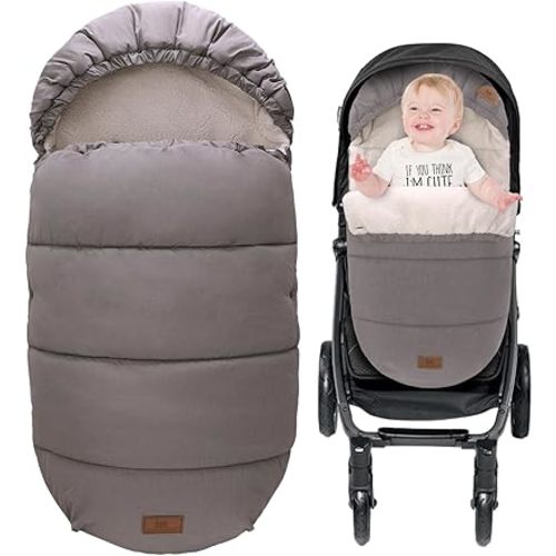 LAT LEE AND TOWN Toddler Universal Stroller Footmuff Sack, Detachable Winter Stroller Bag Multifunction Sleeping Bag Waterproof and Breathable