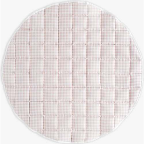 Picnic Gingham Play Mat, Pink - Gooselings Blankets & Quilts | Maisonette