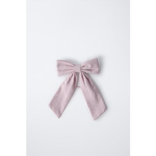 BOW HAIR TIE WITH CLIP