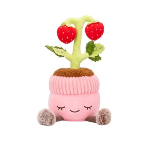 Greenhouse by Russ 12 inch Strawberry Plant in Watering Can Plush – Child's Ultra Soft Plush Toy