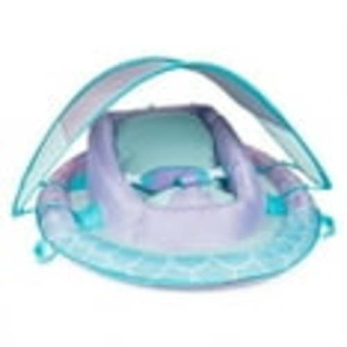 SwimWays Infant Baby Spring Float with Adjustable Sun Canopy - Light Purple Mermaid 6067866