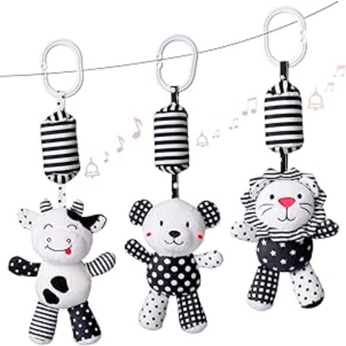 Baby Animal Stuffed Hanging Rattle Toys
