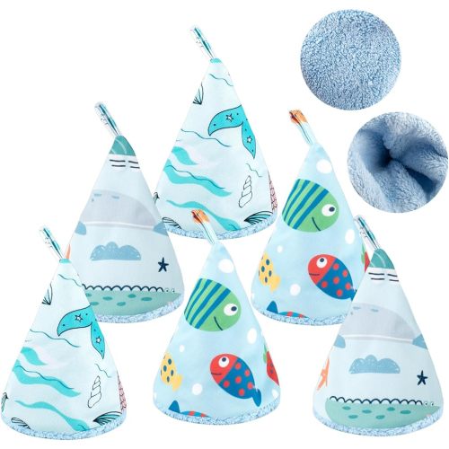 6 Pcs Coral Velvet Peepeeteepe Baby Boy, Strong Water Absorption Pee Peep Teepee for Baby Boy, Reusable Pee Covers for New Parents Gift