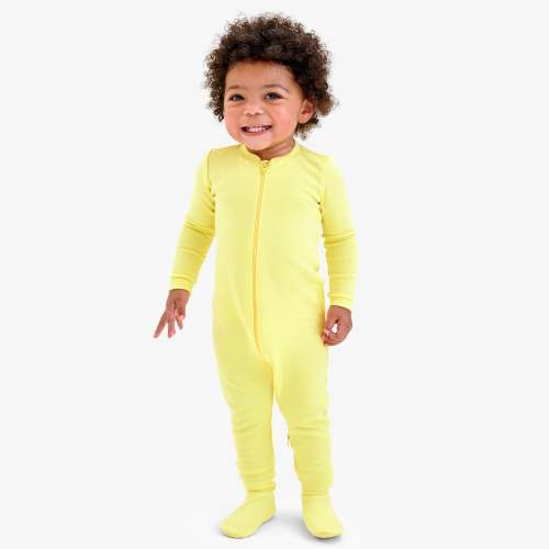 Baby organic zip footie | Primary.com