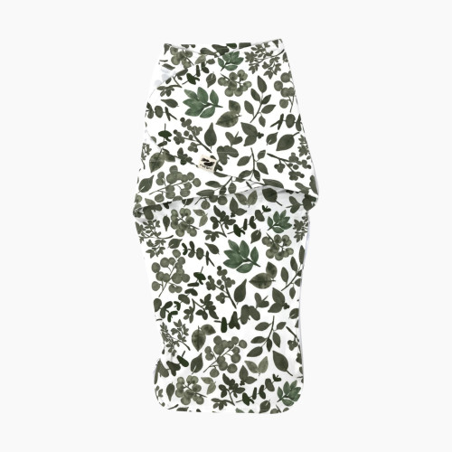 Norani Organic Snugababe Swaddle Sleep Pod - Green Leaves
