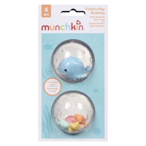 Float & Play Bubbles™ Spin & Rattle Bath Toys