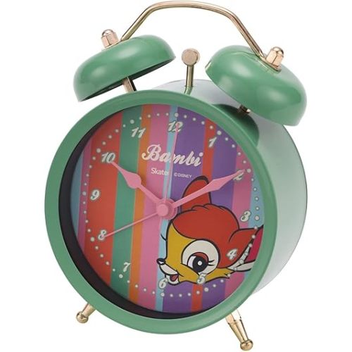 Skater ZPW1-A Desk Clock, Alarm Clock, Disney, Retro Bambi