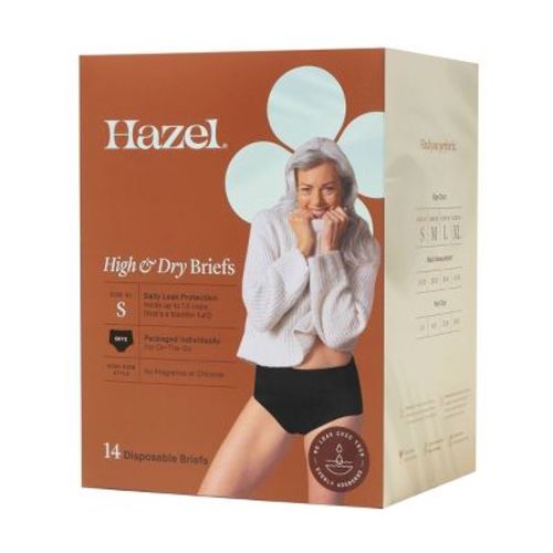 Hazel High & Dry Briefs Disposable Incontinence & Postpartum Underwear - S - 14ct