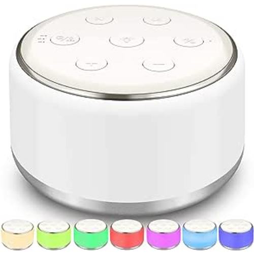 Rechargeable Sound Machine with Night Light
