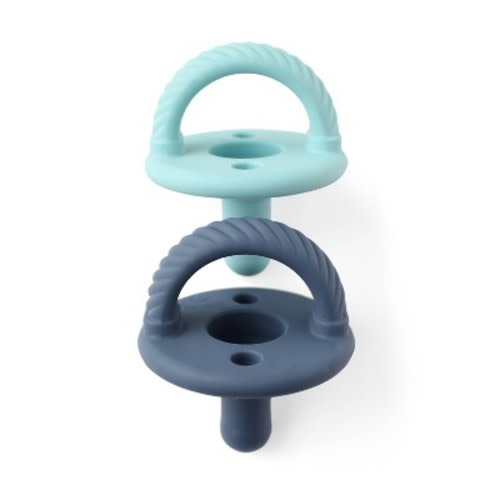 Itzy Ritzy Sweetie Silicone - Soother Pacifier - 2pk, Color: Blue Arrows