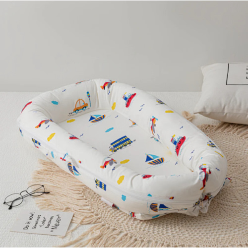 Portable & Detachable Baby Nest Crib - Cute Car
