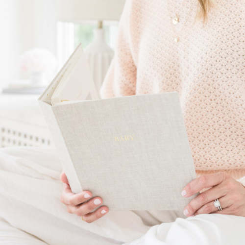 Baby Book, Flax | Sugar Paper