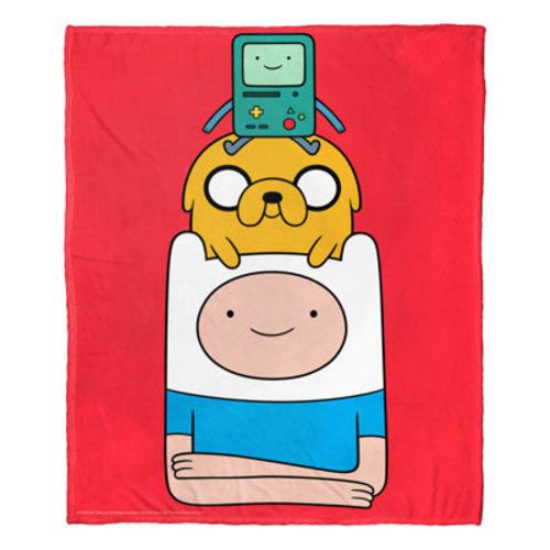 Cartoon Network Adventure Time Super Stack Silk Touch Throw Blanket, Soft TV Show Blanket, 50x60 Inches | Wayfair