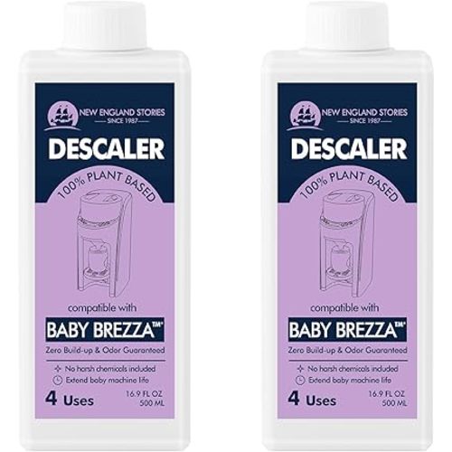 New England Stories Baby Brezza Compatible Descaler 33.8 Fl Oz, Universal Cleaner Solution for Baby Brezza and Other Baby appliances, Remove Build-up Extends Machine’s lifespan
