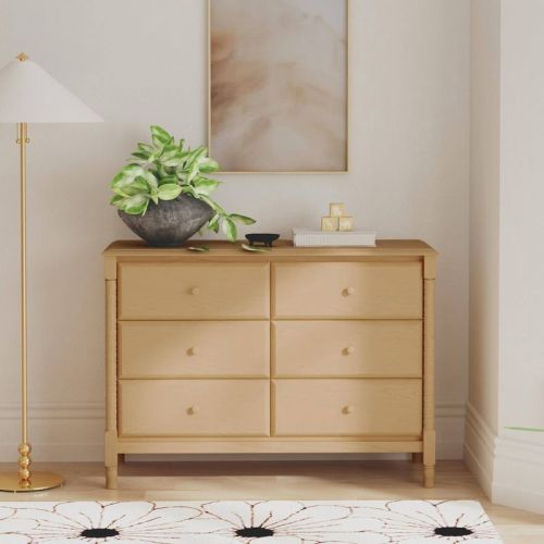 Davinci Jenny Lind Spindle 6-drawer Dresser - Honey