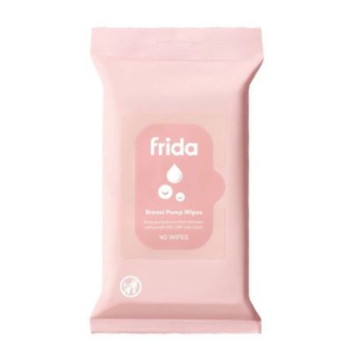 Frida Mom Breast Pump Wipes, Travel Essential Accessory Set for Breastfeeding Moms - 40ct