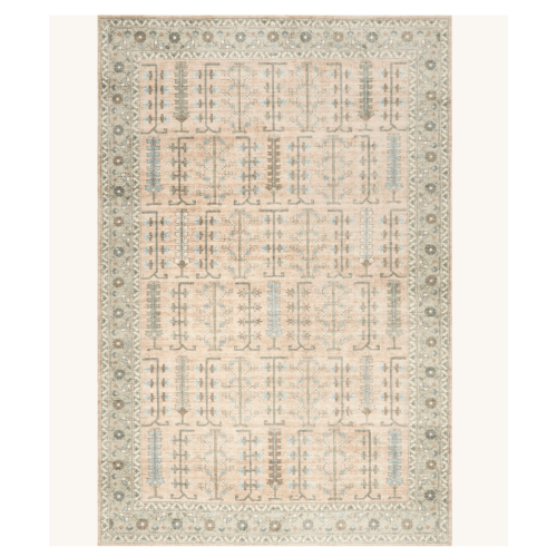 Mythic Wool and Cotton Rug | Peach