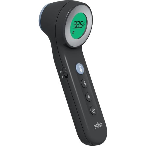 Braun Sensian 7 Forehead 3-in-1 Non-Contact Thermometer, Age Precision Technology, Color-Coded Digital Display, Baby and Child Friendly, No.1 Brand Recommended by Pediatricians, FSA and HSA Eligible