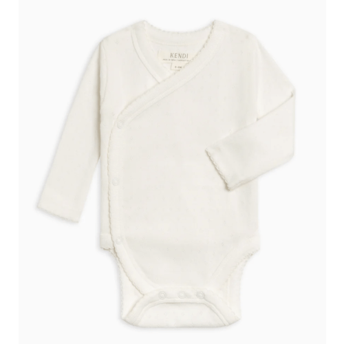 Rose Pointelle Kimono Bodysuit