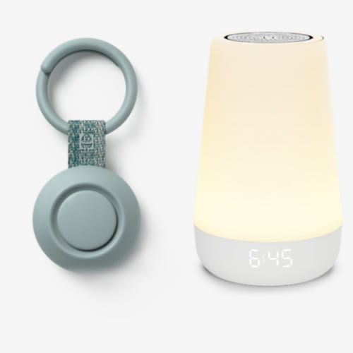 Hatch Baby Sleep Bundle: Home & Travel Sound Machines Includes Rest 2nd Gen and Portable Rest Go (Slate)