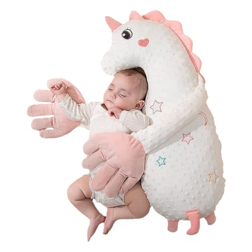 Meideli Baby Patter for Sleep, Baby Butt Patter for Sleep, Baby Startle Sleep Aid Companion, Baby Sleep Automatic Beater, Slapping Toddler Pillows Newborn Calming Pillow for Sleep-Slap Model (Pink)