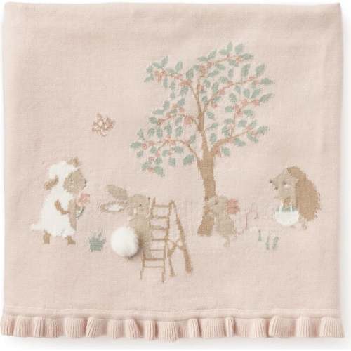Garden Picnic Blanket 30X40, Pink - Elegant Baby | Maisonette