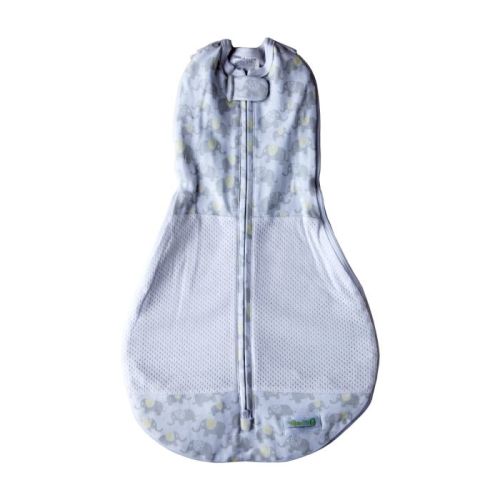 Grow With Me Swaddle AIR - Stardust Gray Elephant