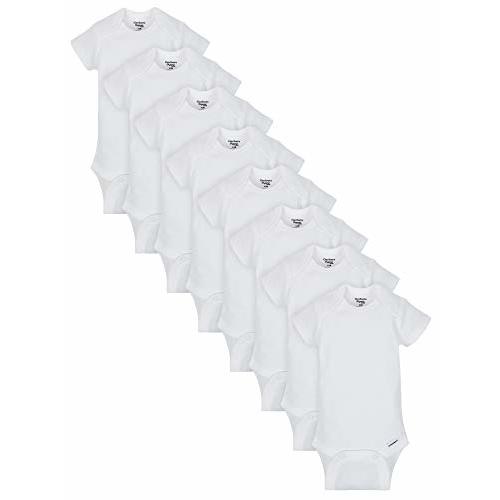 Gerber Baby 8-Pack Short Sleeve Onesie Bodysuits