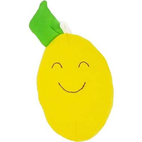 Under the Nile Organic Cotton Baby Stuffed Lemon Fruit Toy