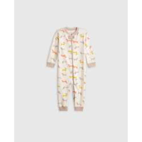 100% Organic Cotton One Piece Pajama - Baby in Puppies