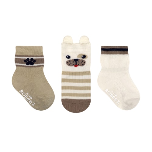 Puppy Love 3-Pack Baby Socks