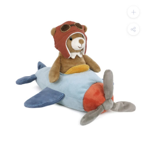 Pilot Bear and Plane