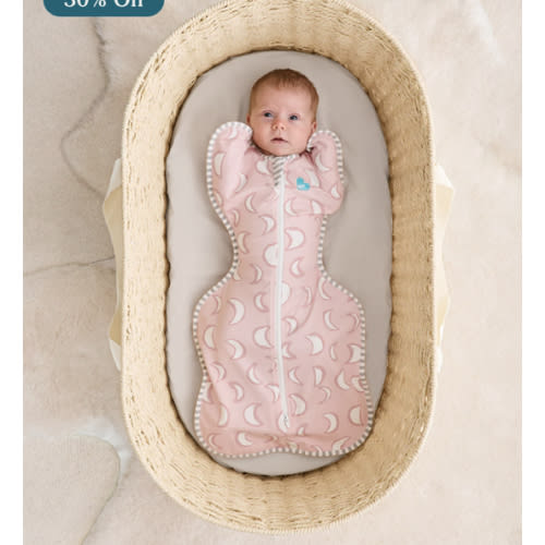Swaddle Up™ 1.0 TOG Cotton Dusty Pink Eclipse