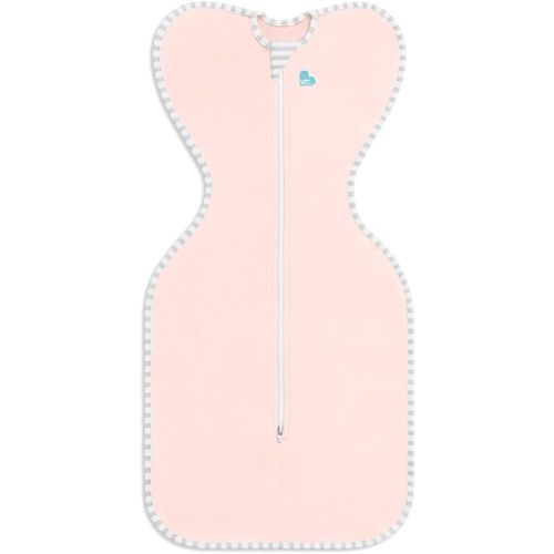 Love to Dream Swaddle, Baby Sleep Sack, Swaddle Up Self-Soothing Swaddles for Newborns, Get Longer Sleeps, Snug Fit Helps Calm Startle Reflex, Lite 0.2 Tog Sleep Sack, 8-13 lbs, Pink