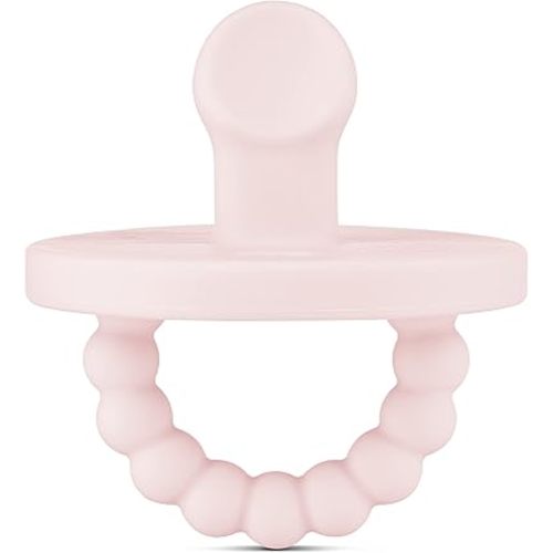 Ryan & Rose Cutie PAT Pacifier Teether (Slant, Pink)