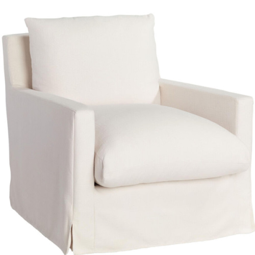 Brynn Feather Filled Swivel Chair - World Market