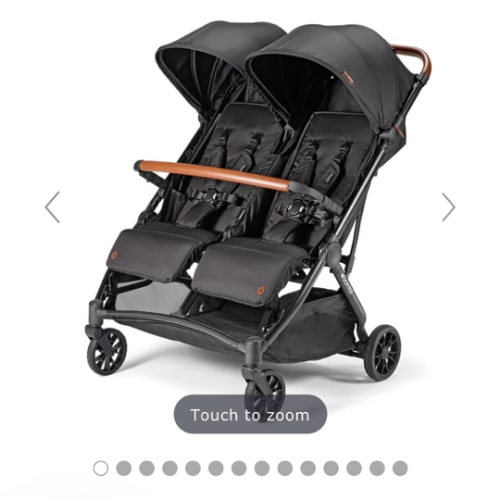 Bēbee Twin Lightweight Double Stroller