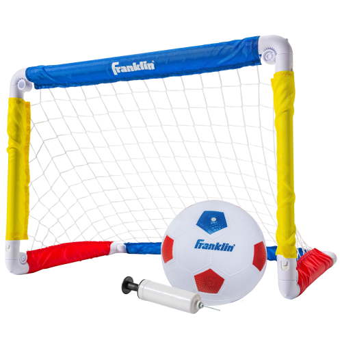 Franklin Sports, Kids Soccer Goal, 24 x 16, Includes Ball and Pump