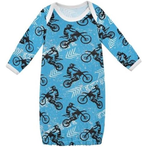 Baby Boy Girl Sleeper Gown Cotton Nightgowns Clothes