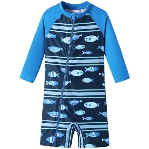 UMELOK Baby Boy Swimsuit UPF 50+ Sun Protection Rash Guard Swimwear