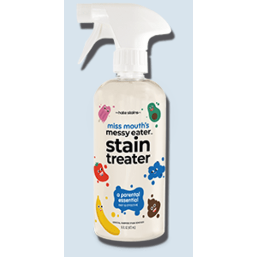 Miss Mouth's Messy Eater Stain Treater Spray - 16oz Stain Remover - Newborn & Baby Essentials - No Dry Cleaning Food, Grease, Coffee Off Laundry, Underwear, Fabric - 16oz Spray