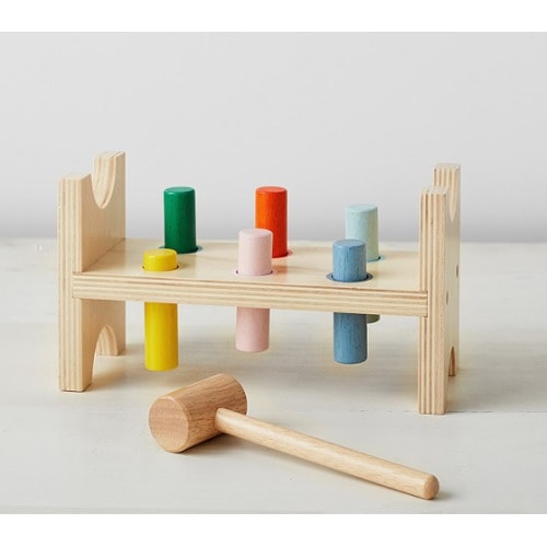 Preppy Hammer and Block Game | Pottery Barn Kids