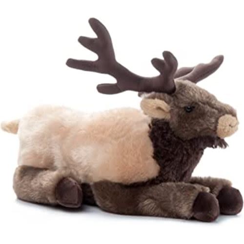 The Petting Zoo Elk Stuffed Animal, Gifts for Kids, Wild Onez Zoo Animals, Elk Plush Toy 12 inches