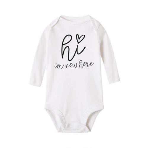 HI I'M NEW HERE Onesie - Hazel & Bo