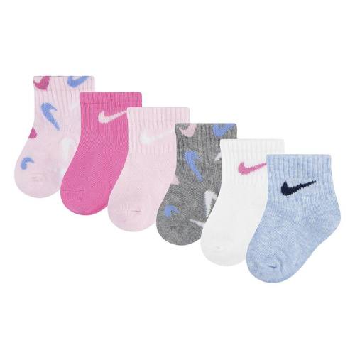 Baby & Toddler Nike Swooshfetti Ankle Socks 6-Pack (6-12 mo.)