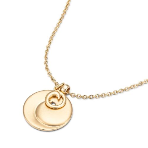 EMF Harmony Charm Necklace, Beautiful Pendant, 18K Gold or Silver Rhodium-Plated with Adjustable Chain - Stylish & Functional